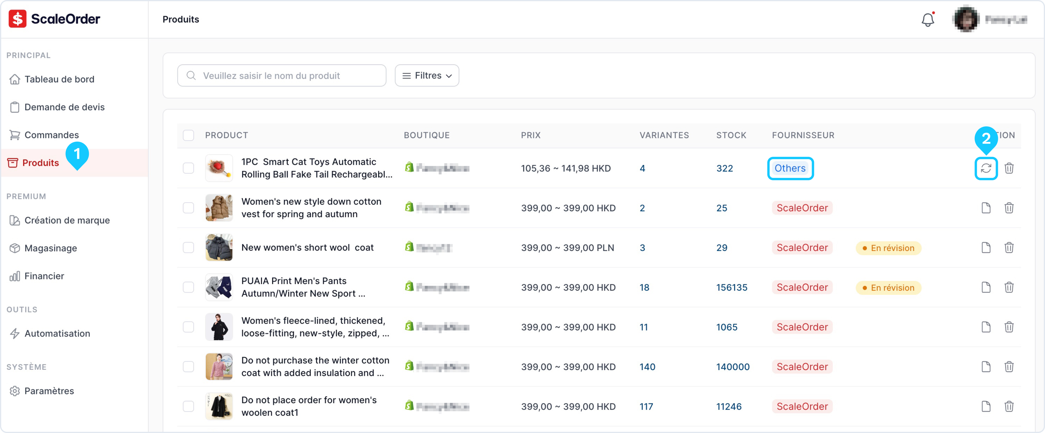 Demande de devis — page Produits — ScaleOrder (1)