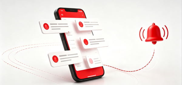 Notifications client en français